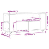 vidaXL TV cabinet 102x34.5x43 cm engineered wood white