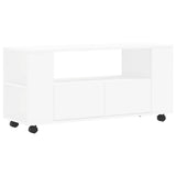 vidaXL TV cabinet 102x34.5x43 cm engineered wood white
