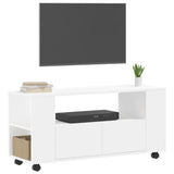 vidaXL TV cabinet 102x34.5x43 cm engineered wood white