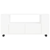 vidaXL TV cabinet 102x34.5x43 cm engineered wood white
