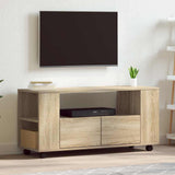 vidaXL TV cabinet 102x34.5x43 cm engineered wood white