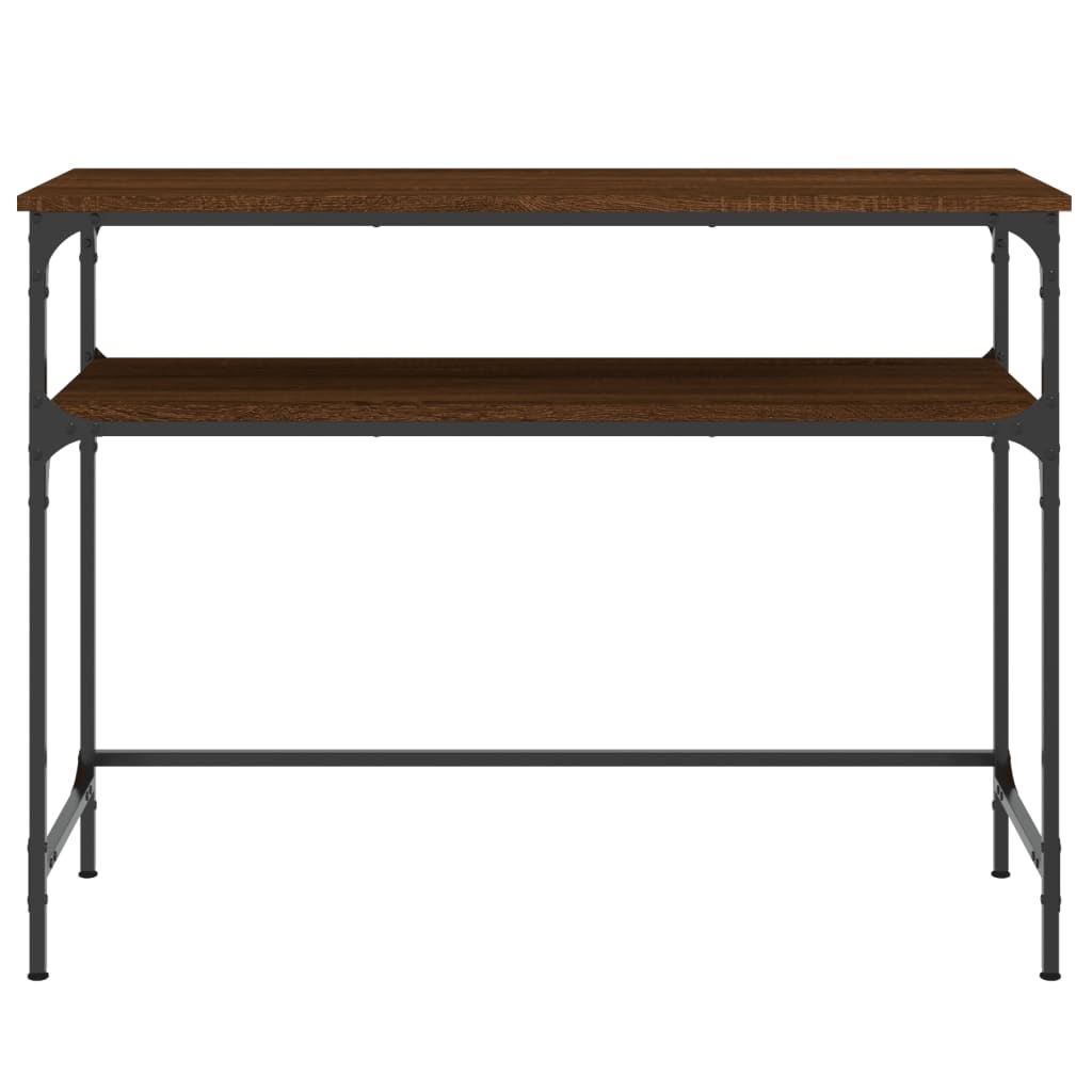 vidaXL Wandtafel 100x35,5x75 cm bewerkt hout zwart