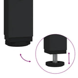 vidaXL Wandtafel 100x35,5x75 cm bewerkt hout zwart