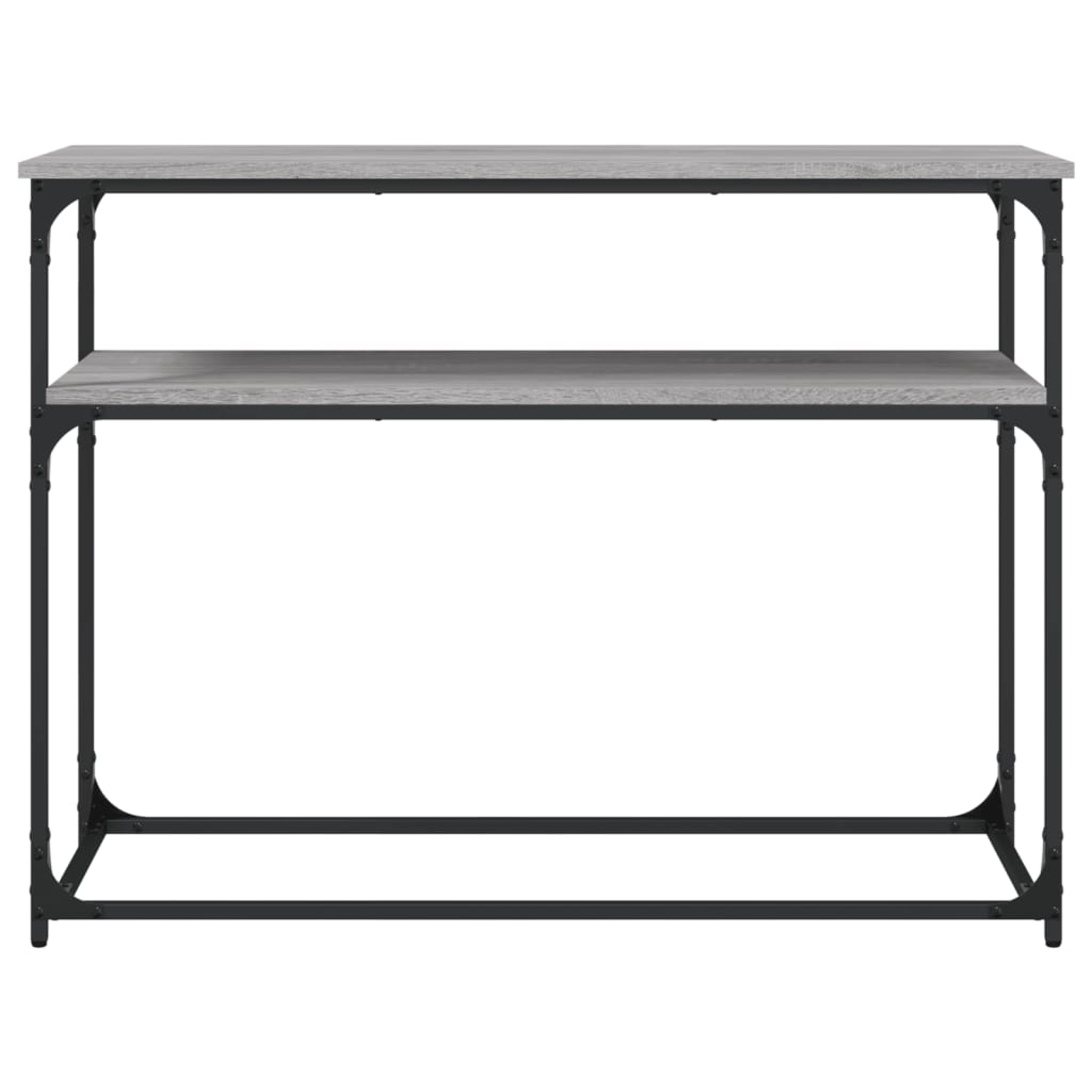 vidaXL Wandtafel 100x35,5x75 cm bewerkt hout zwart