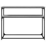 vidaXL Wandtafel 100x35,5x75 cm bewerkt hout zwart