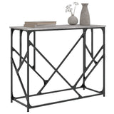vidaXL Wandtafel 100x40x80 cm bewerkt hout zwart