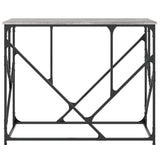 vidaXL Wandtafel 100x40x80 cm bewerkt hout zwart