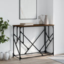 vidaXL Wandtafel 100x40x80 cm bewerkt hout zwart