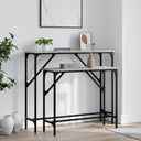 vidaXL Wall Tables 2 pcs Engineered Wood Black