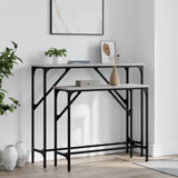 vidaXL Wall Tables 2 pcs Engineered Wood Black