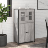 vidaXL Tall Cabinet 62x32x106.5 cm Engineered Wood Sonoma Oak