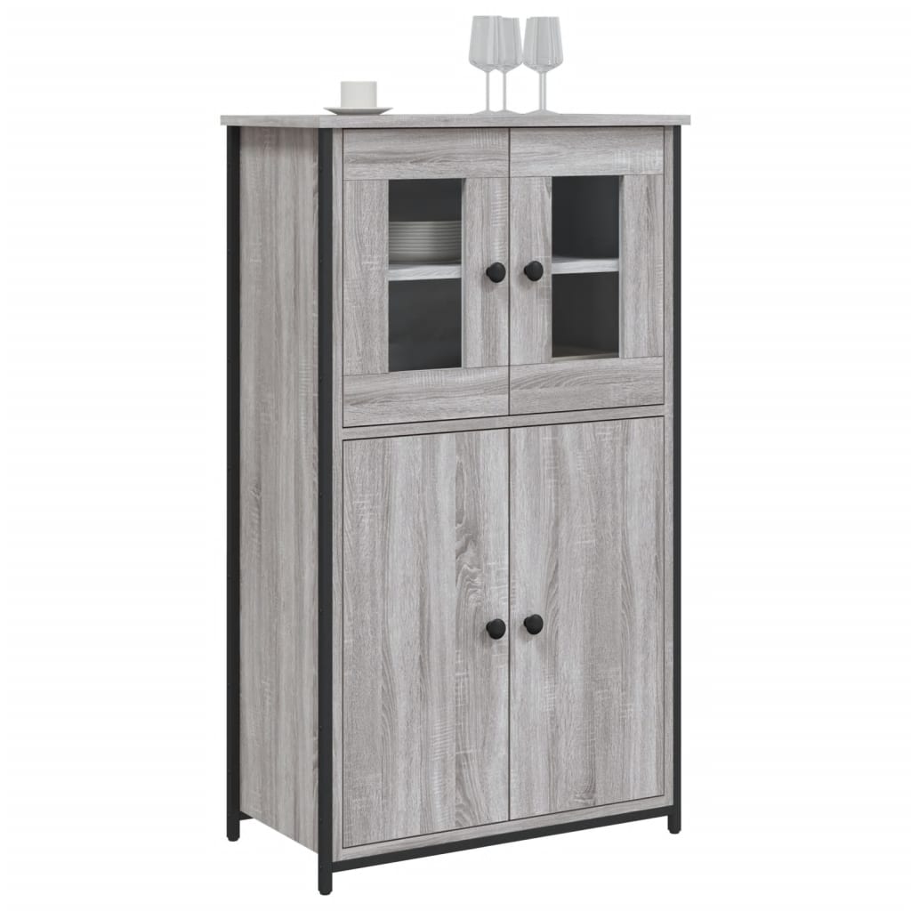 vidaXL Tall Cabinet 62x32x106.5 cm Engineered Wood Sonoma Oak