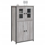 vidaXL Tall Cabinet 62x32x106.5 cm Engineered Wood Sonoma Oak