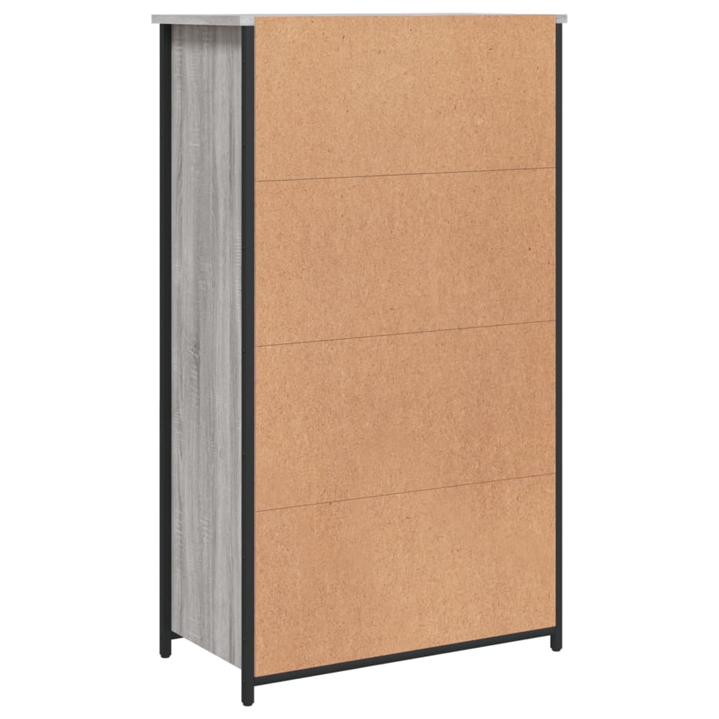 vidaXL Tall Cabinet 62x32x106.5 cm Engineered Wood Sonoma Oak