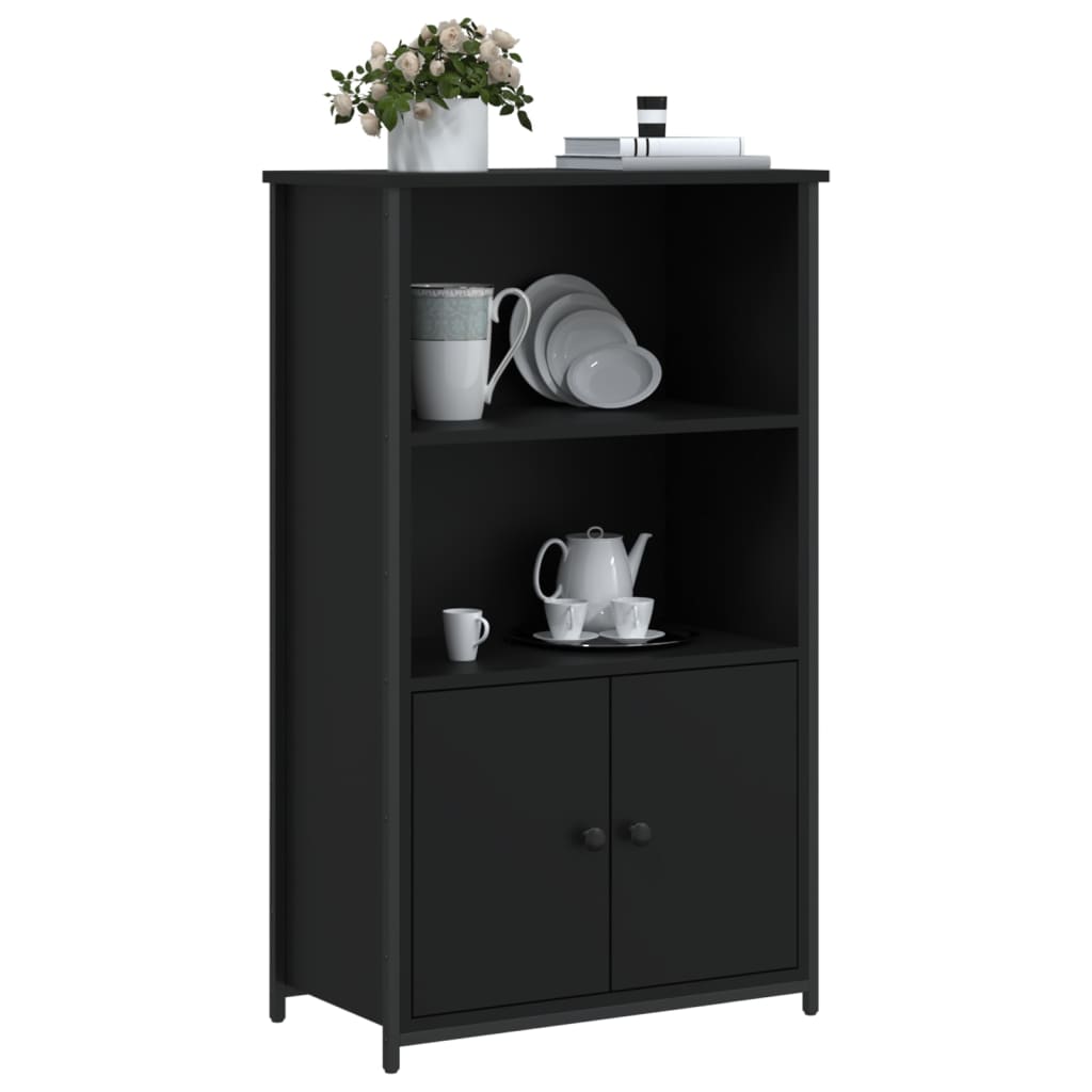vidaXL Hoge kast 62x36x121,5 cm bewerkt hout sonoma eiken