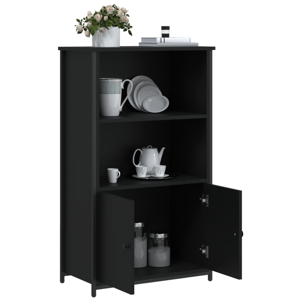 vidaXL Hoge kast 62x36x121,5 cm bewerkt hout sonoma eiken