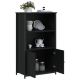 vidaXL Hoge kast 62x36x121,5 cm bewerkt hout sonoma eiken