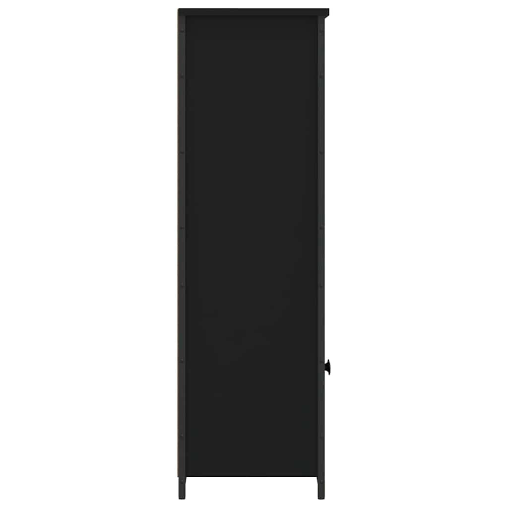 vidaXL Hoge kast 62x36x121,5 cm bewerkt hout sonoma eiken