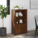vidaXL Hoge kast 62x36x121,5 cm bewerkt hout sonoma eiken