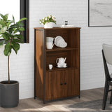 vidaXL Hoge kast 62x36x121,5 cm bewerkt hout sonoma eiken