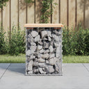 vidaXL Tuinbank schanskorfontwerp 33x31x42 cm massief grenenhout