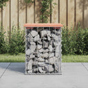 vidaXL Tuinbank schanskorfontwerp 33x31x42 cm massief grenenhout