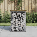 vidaXL Tuinbank schanskorfontwerp 33x31x42 cm massief grenenhout