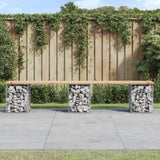 vidaXL Tuinbank schanskorfontwerp 33x31x42 cm massief grenenhout