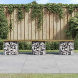 vidaXL Tuinbank schanskorfontwerp 33x31x42 cm massief grenenhout