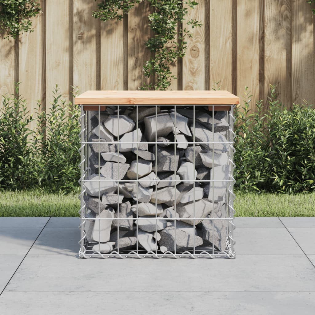 vidaXL Tuinbank schanskorfontwerp 33x31x42 cm massief grenenhout