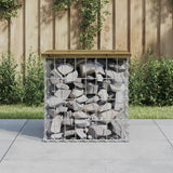 vidaXL Tuinbank schanskorfontwerp 33x31x42 cm massief grenenhout