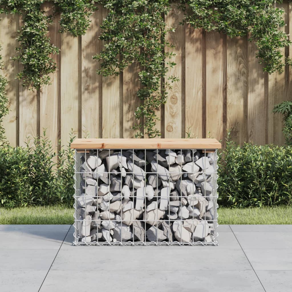 vidaXL Tuinbank schanskorfontwerp 33x31x42 cm massief grenenhout