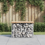 vidaXL Tuinbank schanskorfontwerp 33x31x42 cm massief grenenhout
