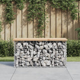 vidaXL Tuinbank schanskorfontwerp 33x31x42 cm massief grenenhout