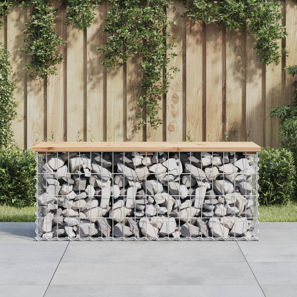 vidaXL Tuinbank schanskorfontwerp 33x31x42 cm massief grenenhout