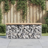 vidaXL Tuinbank schanskorfontwerp 33x31x42 cm massief grenenhout