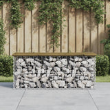 vidaXL Tuinbank schanskorfontwerp 33x31x42 cm massief grenenhout