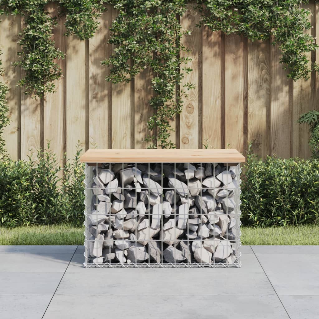 vidaXL Tuinbank schanskorfontwerp 33x31x42 cm massief grenenhout