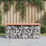 vidaXL Tuinbank schanskorfontwerp 33x31x42 cm massief grenenhout