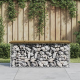 vidaXL Tuinbank schanskorfontwerp 33x31x42 cm massief grenenhout