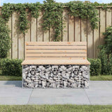 vidaXL Tuinbank schanskorfontwerp 103x70x65 cm massief grenenhout