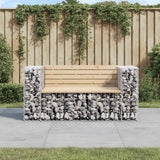 vidaXL Tuinbank schanskorfontwerp 103x70x65 cm massief grenenhout