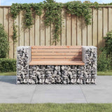 vidaXL Tuinbank schanskorfontwerp 103x70x65 cm massief grenenhout