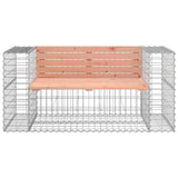 vidaXL Tuinbank schanskorfontwerp 103x70x65 cm massief grenenhout