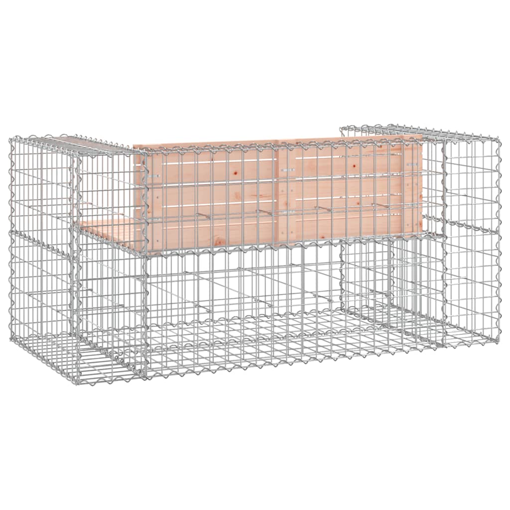 vidaXL Tuinbank schanskorfontwerp 103x70x65 cm massief grenenhout