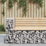 vidaXL Tuinbank schanskorfontwerp 103x70x65 cm massief grenenhout