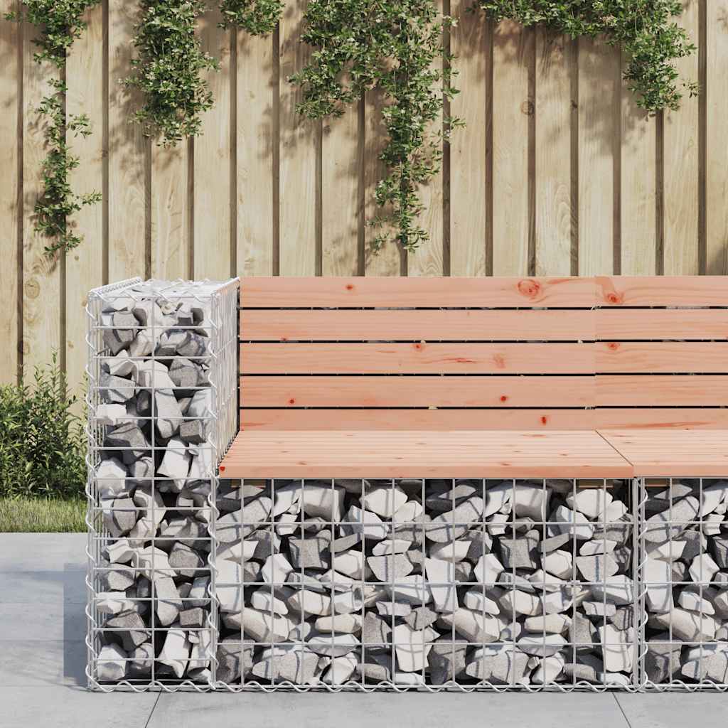 vidaXL Tuinbank schanskorfontwerp 103x70x65 cm massief grenenhout