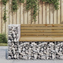 vidaXL Tuinbank schanskorfontwerp 103x70x65 cm massief grenenhout