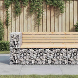 vidaXL Tuinbank schanskorfontwerp 103x70x65 cm massief grenenhout