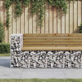 vidaXL Tuinbank schanskorfontwerp 103x70x65 cm massief grenenhout
